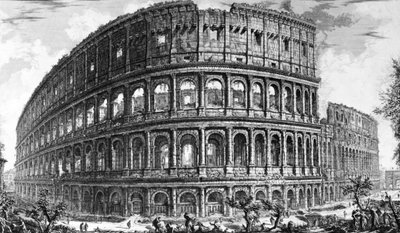 View of the Colosseum, from the 